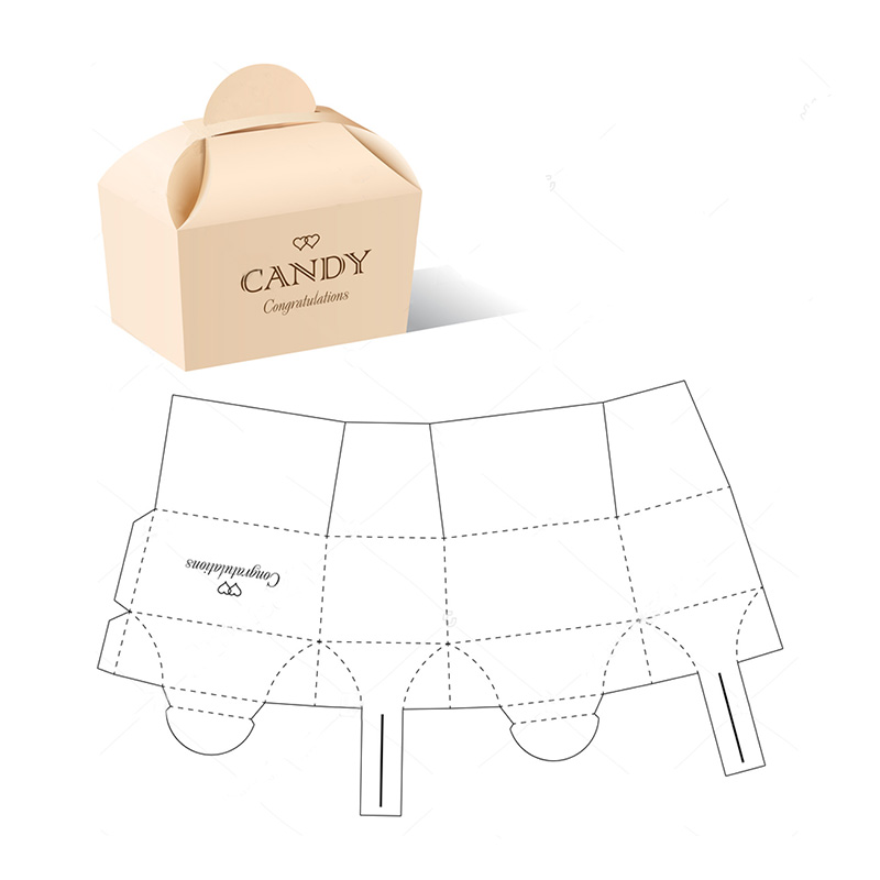 Small Candy Cardboard Box