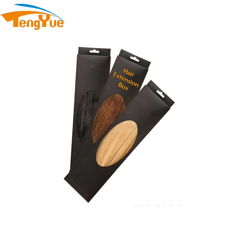 Hair extension Boxes With Window