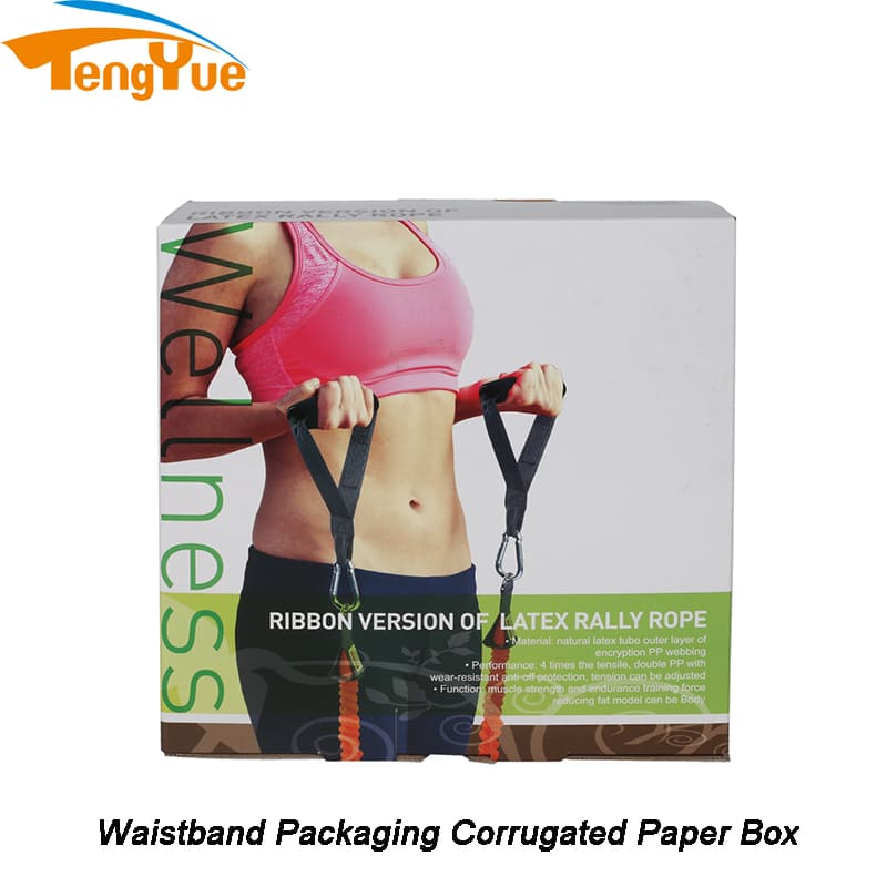 Custom Print Waistband Packaging Box With PVC Window