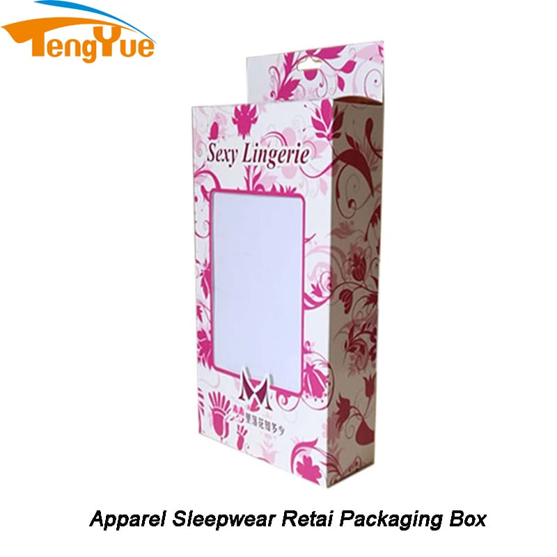 Wholesale Customized Apparel Packaging Sleepwear Gift Retail Boxes